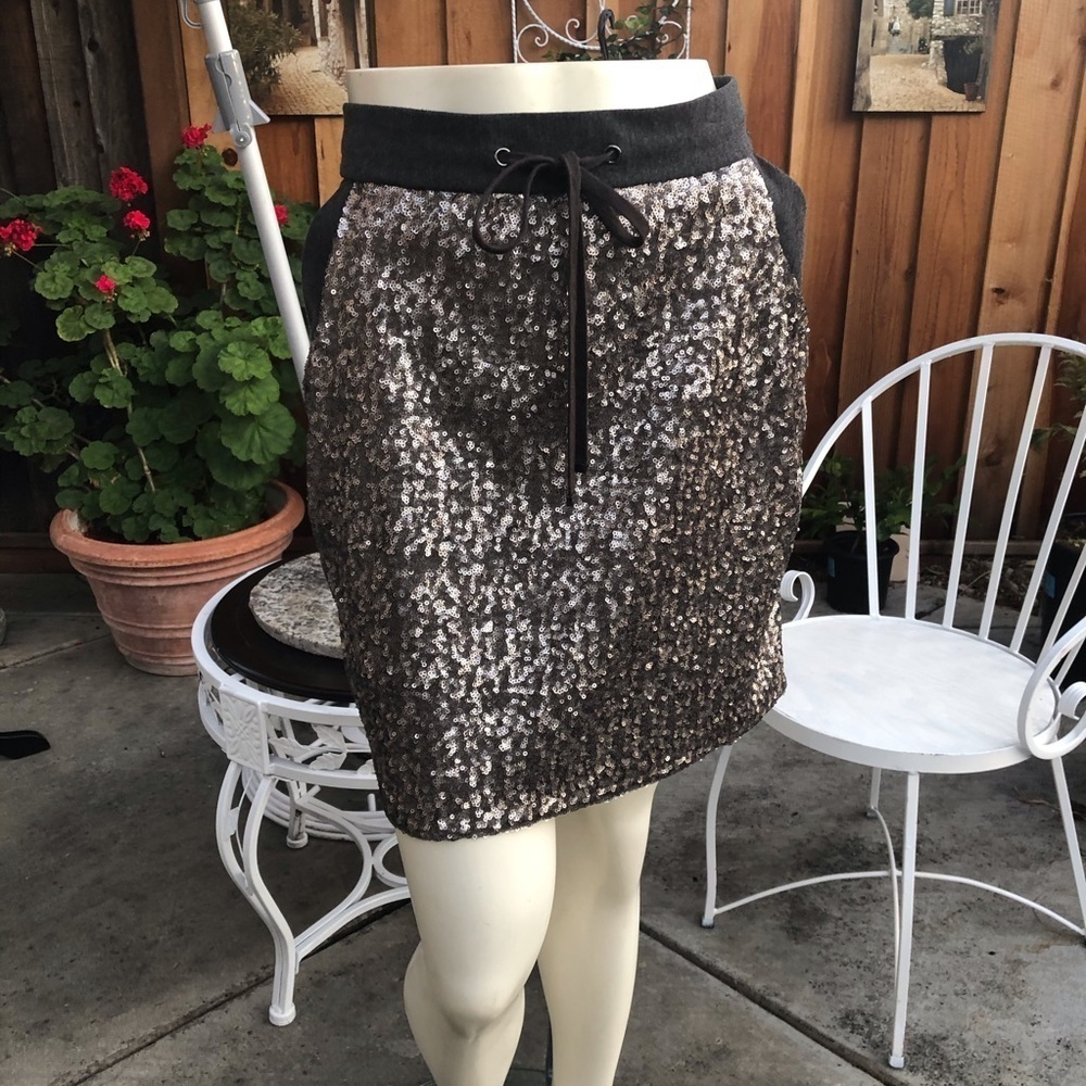 Sequined Skirt on front, sides packets - Picture 11 of 13